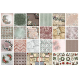 TEXT(ures) - Paper Pad 12x12 - Winter In Bloom - TEXPP0004
