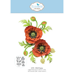 Elizabeth Craft Designs - Paper Flowers - Wild Poppy