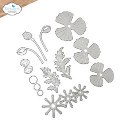 Elizabeth Craft Designs - Paper Flowers - Wild Poppy