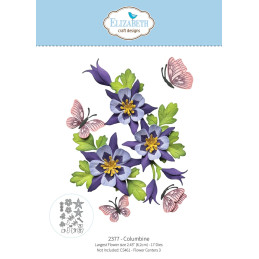 Elizabeth Craft Designs - Paper Flowers - Columbine