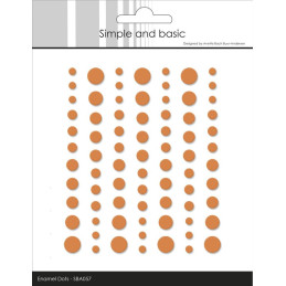 Simple And Basic - Matte Enamel Dots - Mandarine