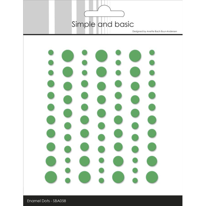 Simple And Basic - Matte Enamel Dots - Grass