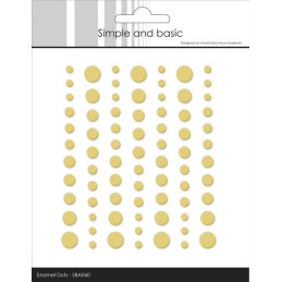Simple And Basic - Matte Enamel Dots - Buttercup