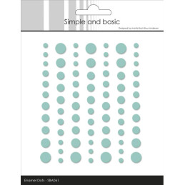 Simple And Basic - Matte Enamel Dots - Mint