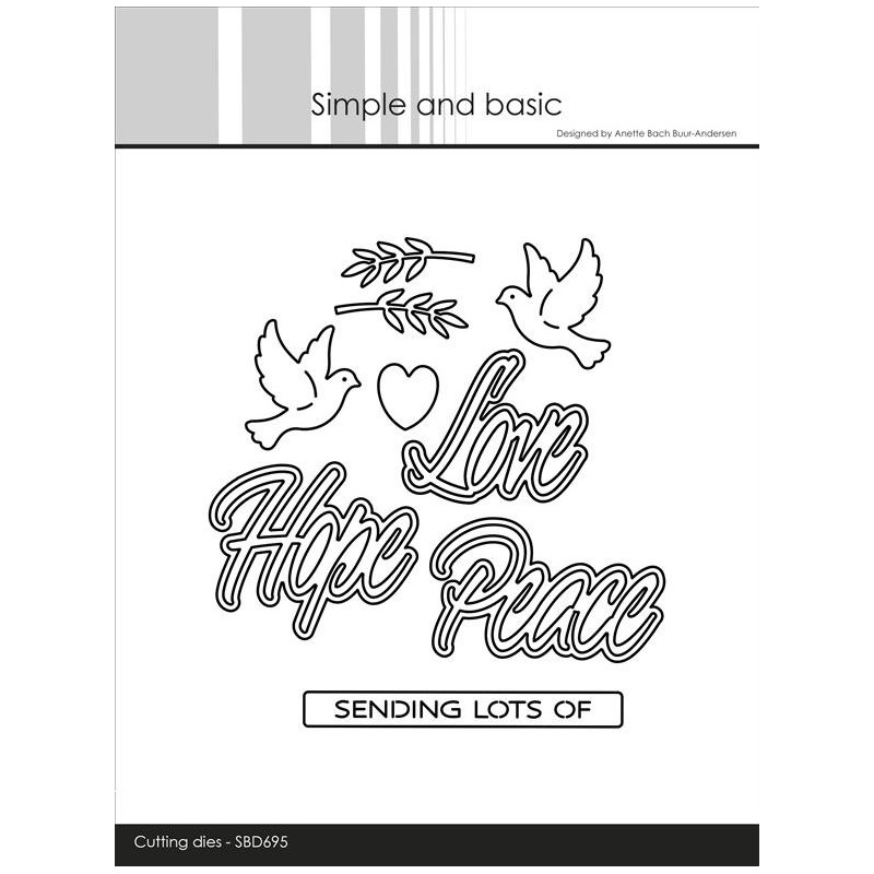 Simple And Basic - Doves, Love, Hope And Peace - SBD695