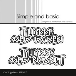 Simple And Basic - Tillykke Med Dåben / Navnet - SBD697