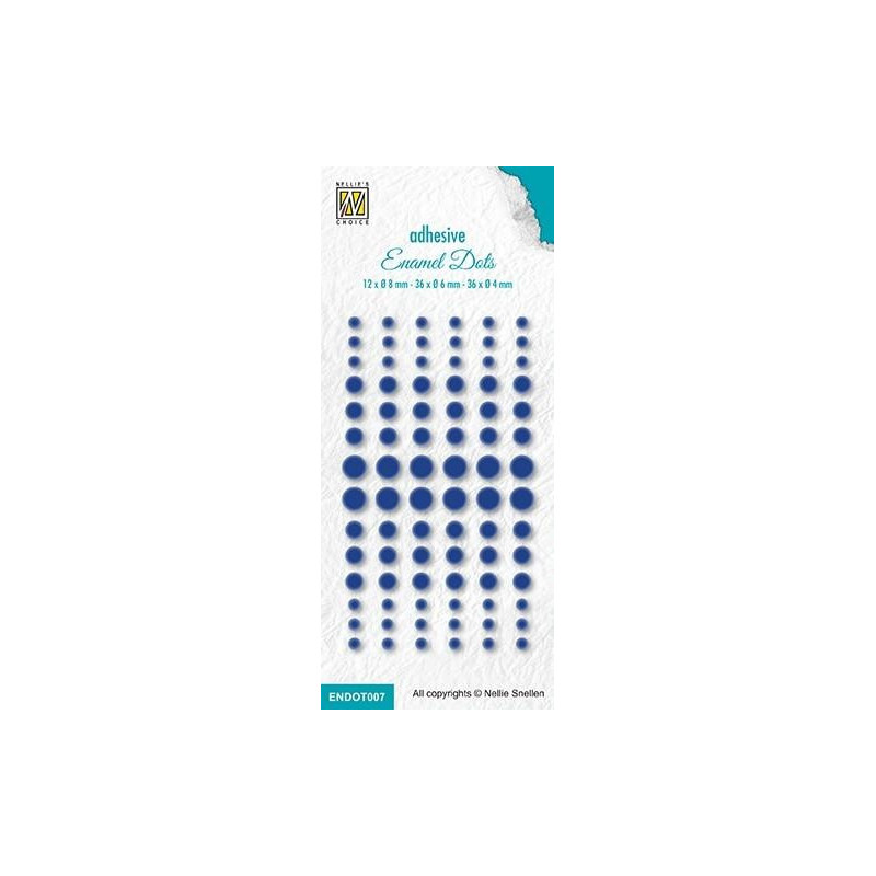 Nellie Snellen - Enamel Dots - Blue