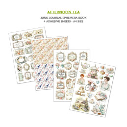 Ciao Bella - Junk Journal Ephemera Book A4 - Afternoon Tea