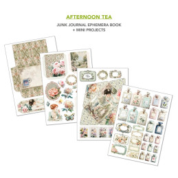 Ciao Bella - Junk Journal Ephemera Book A4 - Afternoon Tea