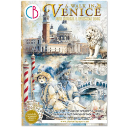 Ciao Bella - Junk Journal Ephemera Book A4 - A Walk In Venice