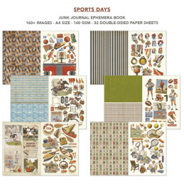 Ciao Bella - Junk Journal Ephemera Book A4 - Sports Days