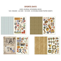 Ciao Bella - Junk Journal Ephemera Book A4 - Sports Days