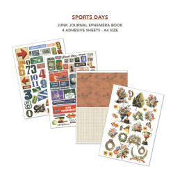 Ciao Bella - Junk Journal Ephemera Book A4 - Sports Days