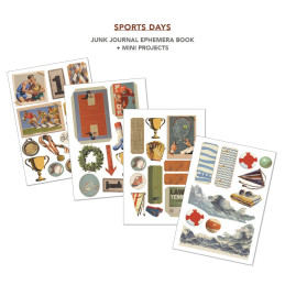 Ciao Bella - Junk Journal Ephemera Book A4 - Sports Days