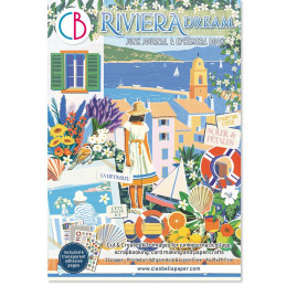 Ciao Bella - Junk Journal Ephemera Book A4 - Riviera Dream