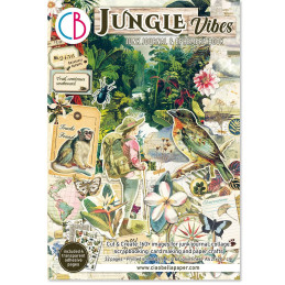 Ciao Bella - Junk Journal Ephemera Book A4 - Jungle Vibes