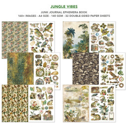 Ciao Bella - Junk Journal Ephemera Book A4 - Jungle Vibes