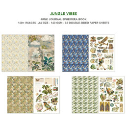Ciao Bella - Junk Journal Ephemera Book A4 - Jungle Vibes