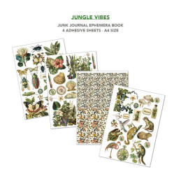 Ciao Bella - Junk Journal Ephemera Book A4 - Jungle Vibes