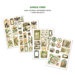 Ciao Bella - Junk Journal Ephemera Book A4 - Jungle Vibes