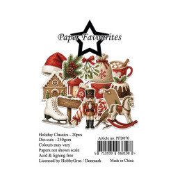 Paper Favourites - Die Cuts - Holiday Classics - PFD070