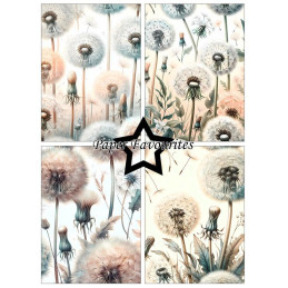 Paper Favourites - Papirpakke A6 - Dandelion - PFA641