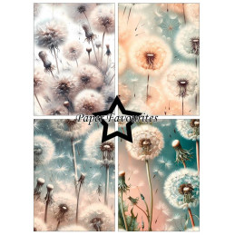 Paper Favourites - Papirpakke A6 - Dandelion - PFA641
