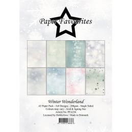 Paper Favourites - Papirpakke A5 - Winter Wonderland - PFA236