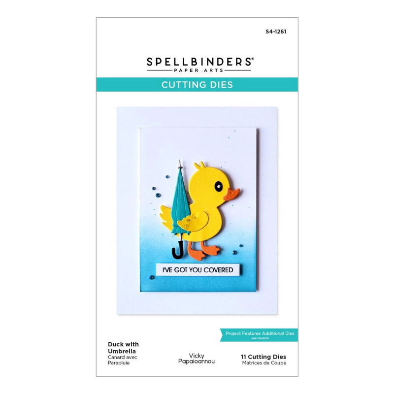 Spellbinders - Duck With Umbrella - S4-1261