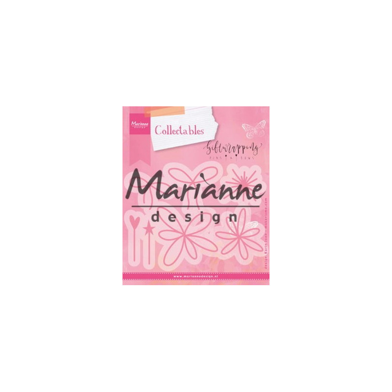 Marianne Design - Collectables - Giftwrapping - Karins Pins & Bows - COL1441