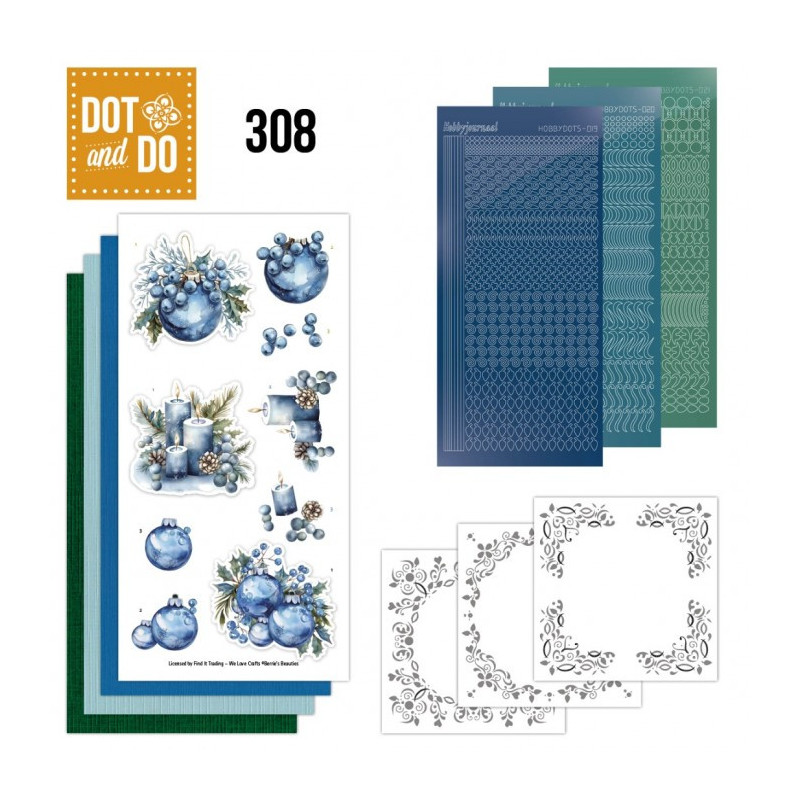 Dot And Do 308 - Blue Christmas