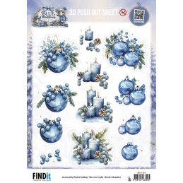 Pushout - Berries Beauties - Blue Christmas - Christmas Feelings - SB11157