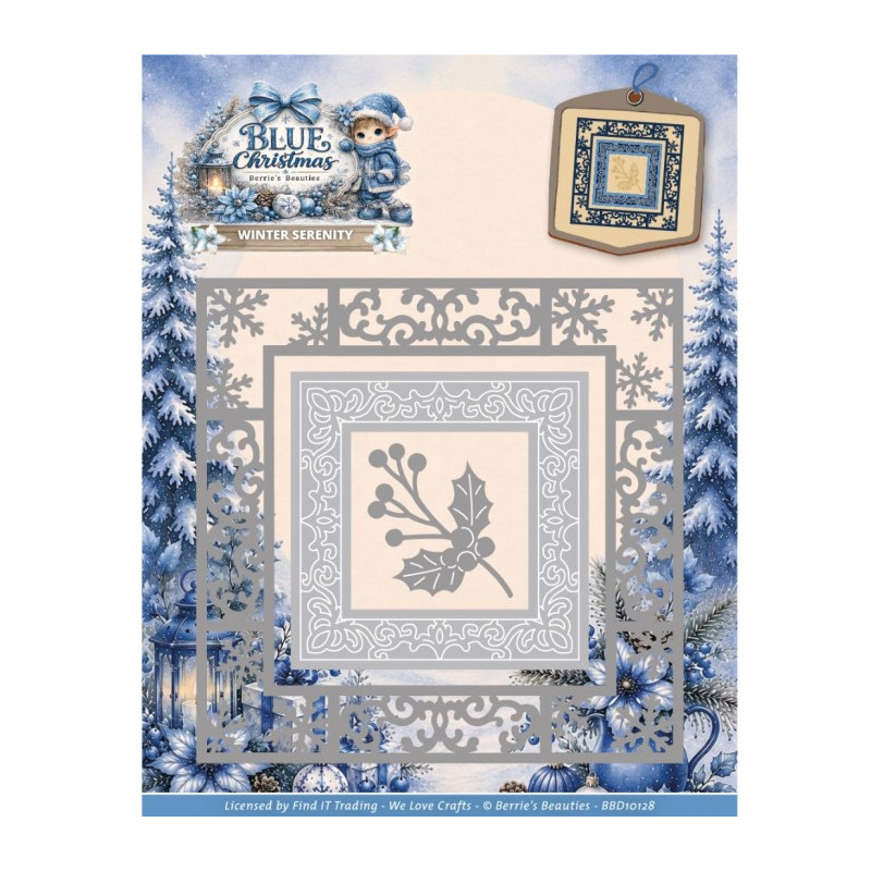 Berries Beauties - Blue Christmas - Winter Serenity - BBD10128