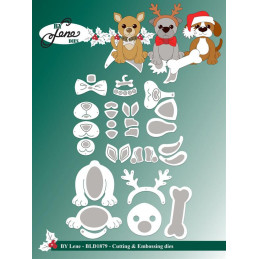 By Lene - Christmas Doggies - BLD1879