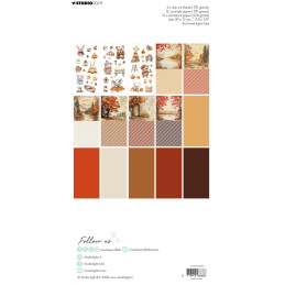 Studio Light - Card Making Pad 15x30cm - Harvest Festival - CCL-ES-CMP47