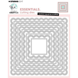 Studio Light - Nested Squares Scallop - CCL-ES-CD1126