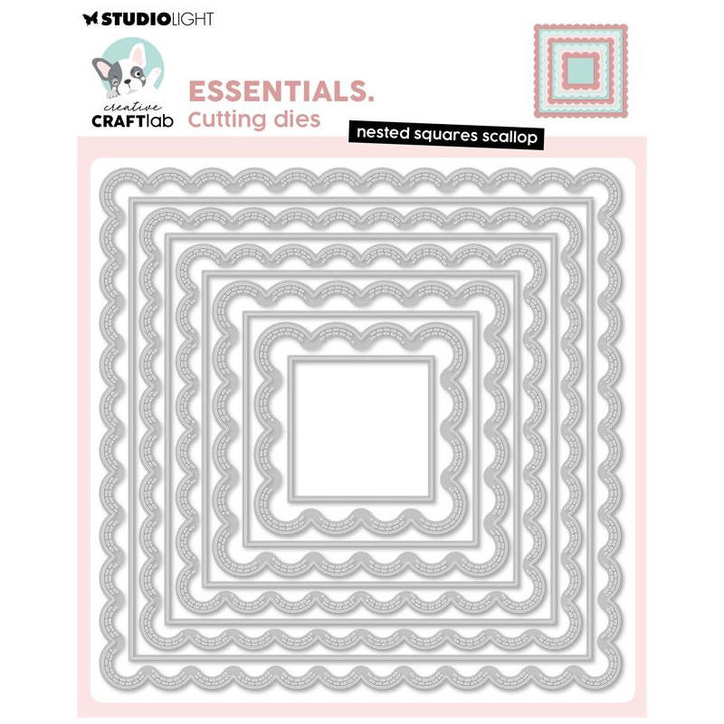 Studio Light - Nested Squares Scallop - CCL-ES-CD1126