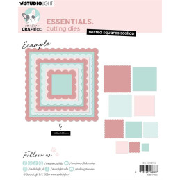 Studio Light - Nested Squares Scallop - CCL-ES-CD1126