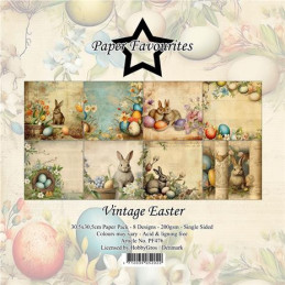 Paper Favourites - Papirpakke 30.5x30.5 - Vintage Easter - PF476