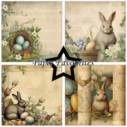 Paper Favourites - Papirpakke 30.5x30.5 - Vintage Easter - PF476