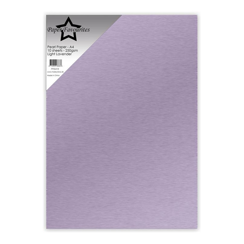 Paper Favourites - Pearl Paper - Light Lavender