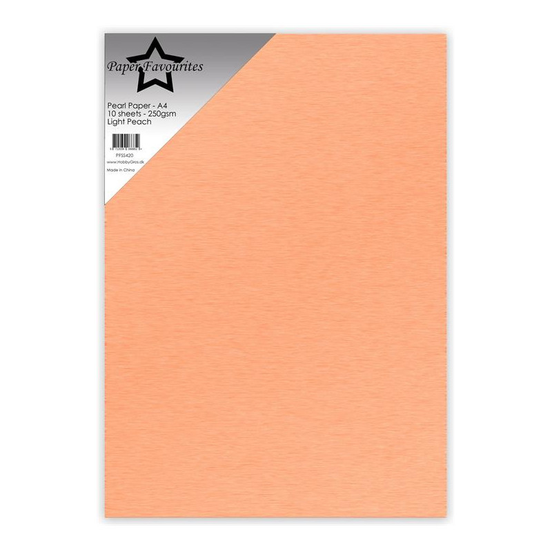 Paper Favourites - Pearl Paper - Light Peach