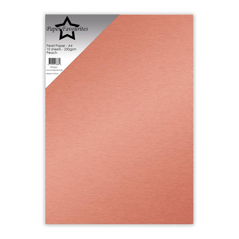 Paper Favourites - Pearl Paper - Peach