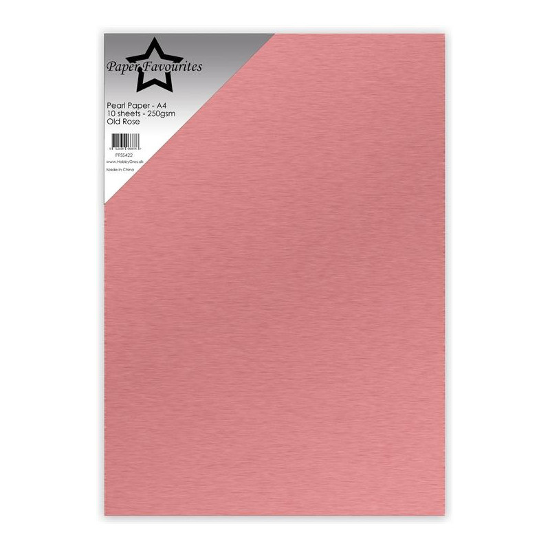 Paper Favourites - Pearl Paper - Old Rose