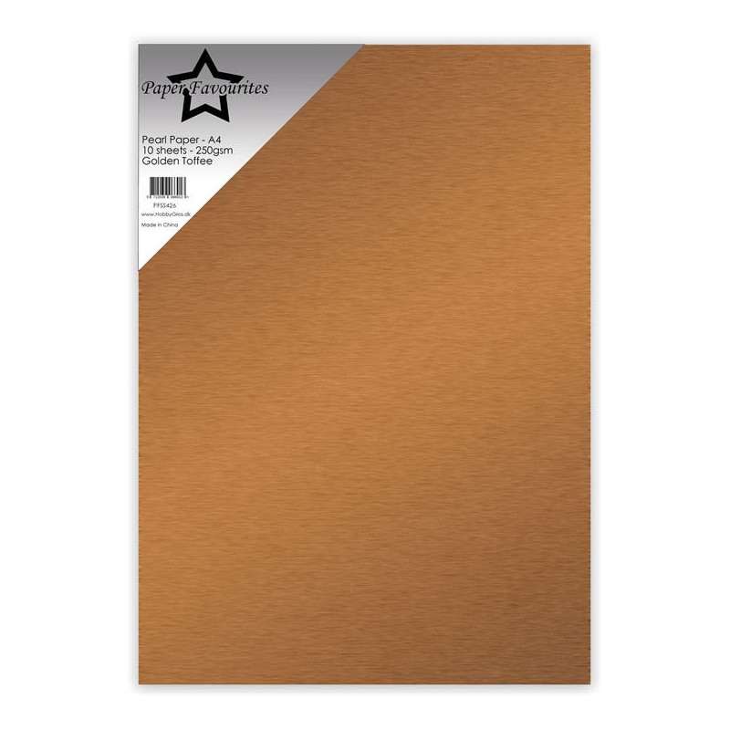 Paper Favourites - Pearl Paper - Golden Toffee