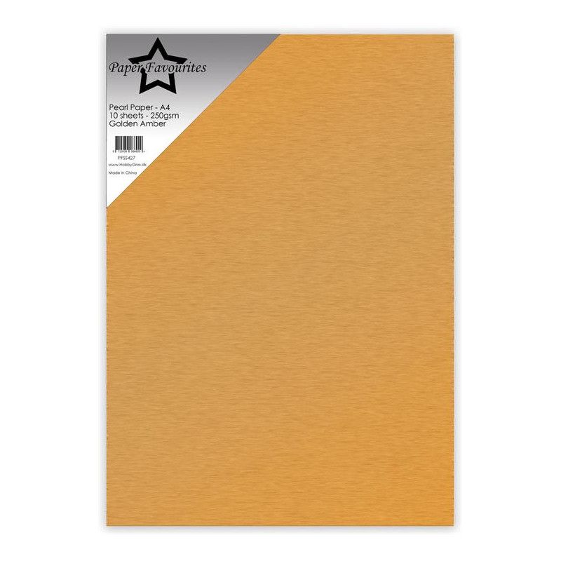 Paper Favourites - Pearl Paper - Golden Amber