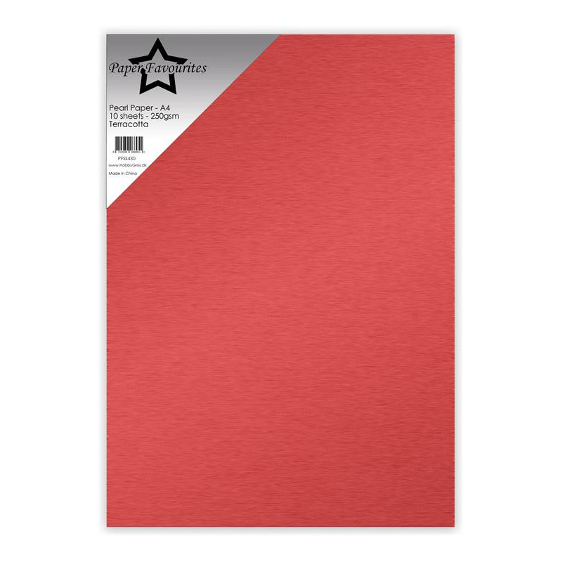 Paper Favourites - Pearl Paper - Terracotta