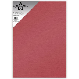 Paper Favourites - Pearl Paper - Dark Rose