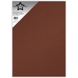Paper Favourites - Pearl Paper - Rusty Brown