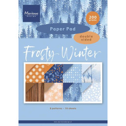 Marianne Design - Papirblok A4 - Frosty Winter - PK9226
